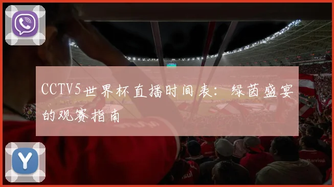 CCTV5世界杯直播时间表：绿茵盛宴的观赛指南
