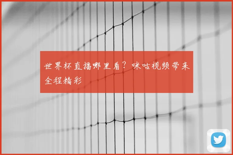 世界杯直播哪里看？咪咕视频带来全程精彩